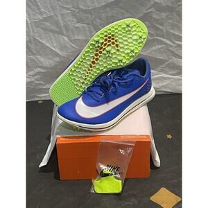 New Men’s 9 Nike Triple Jump Elite 2 Track & Field Spikes Blue AO0808-400